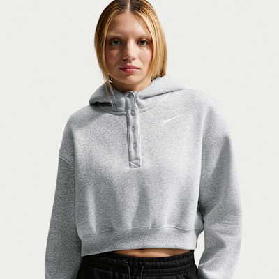 Nike Sportswear Phoenix Fleece Women's Oversized Cropped Henley